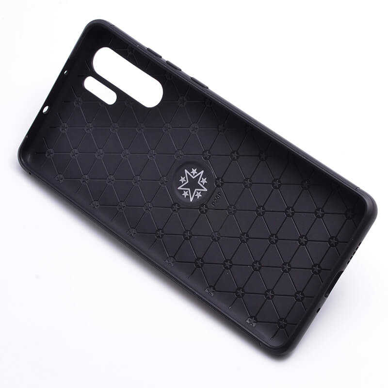 Huawei P30 Pro Kılıf Zore Ravel Silikon Kapak Siyah