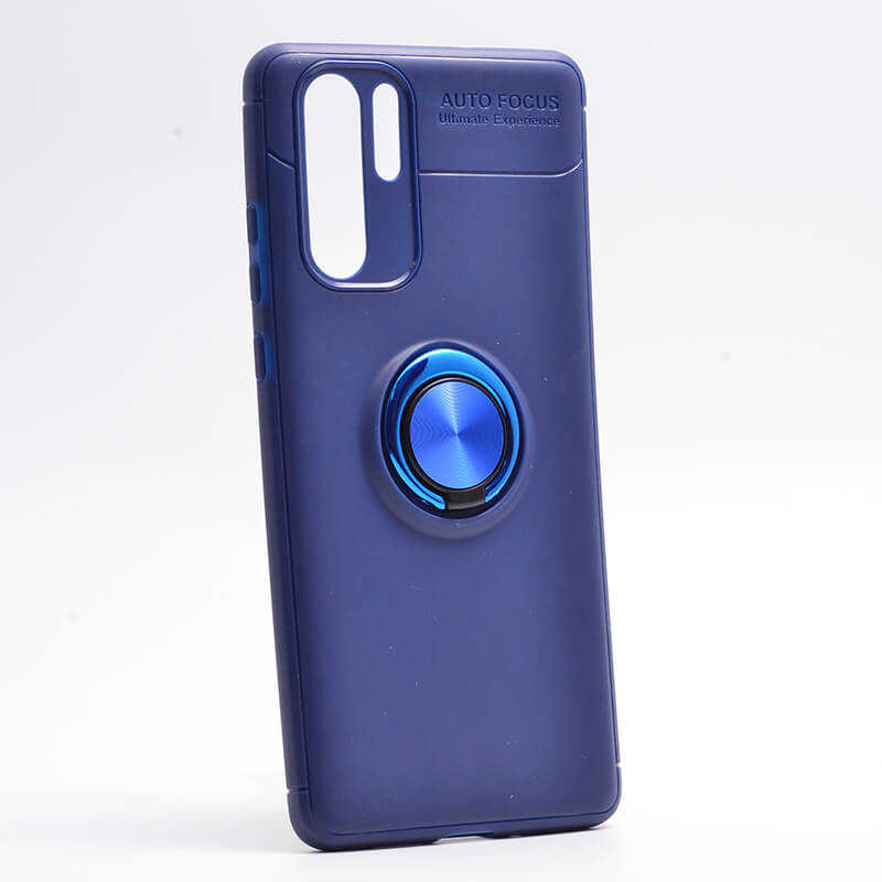 Huawei P30 Pro Kılıf Zore Ravel Silikon Kapak Mavi