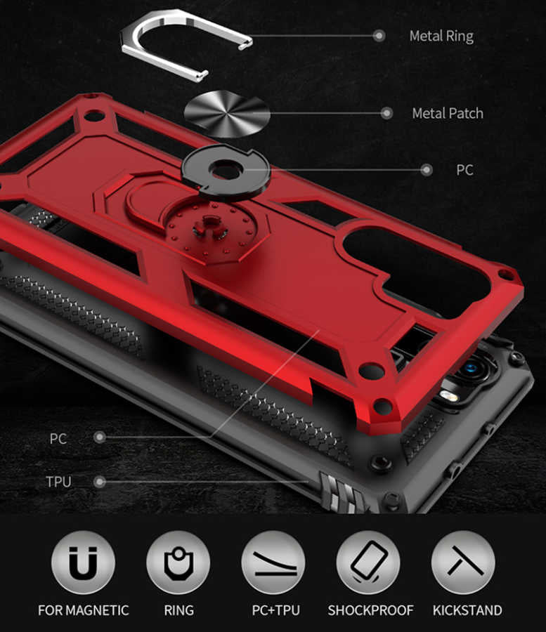 Huawei P30 Pro Kılıf Zore Vega Kapak Mavi