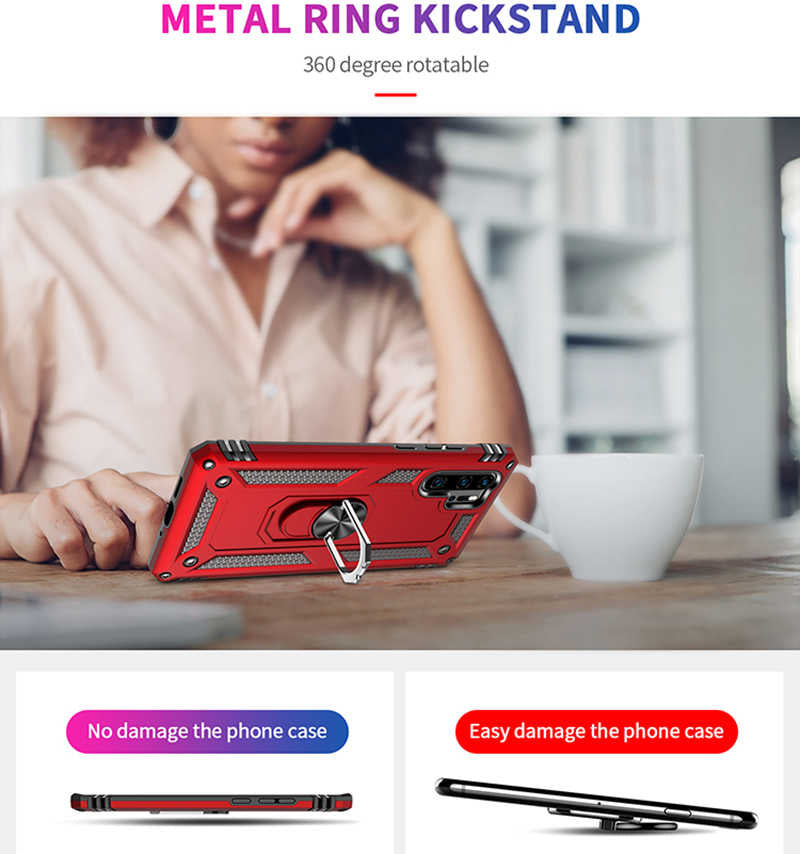 Huawei P30 Pro Kılıf Zore Vega Kapak Mavi