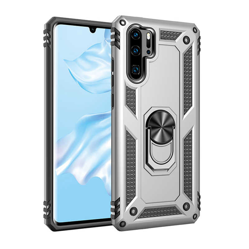 Huawei P30 Pro Kılıf Zore Vega Kapak Gri