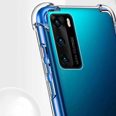 Huawei P40 Kılıf Zore Nitro Anti Shock Silikon Renksiz