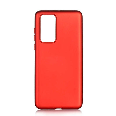 Huawei P40 Kılıf Zore Premier Silikon Kapak Mürdüm