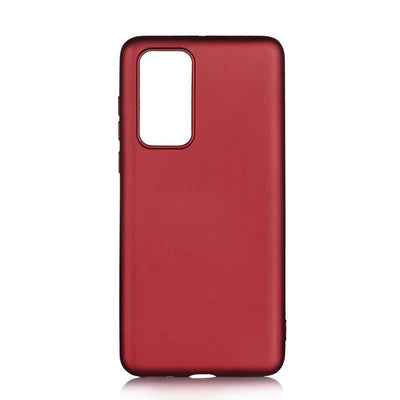 Huawei P40 Kılıf Zore Premier Silikon Kapak Mürdüm