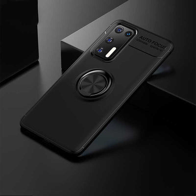 Huawei P40 Kılıf Zore Ravel Silikon Kapak Siyah