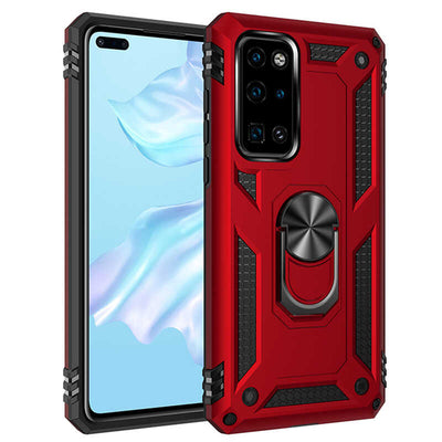 Huawei P40 Kılıf Zore Vega Kapak Kırmızı