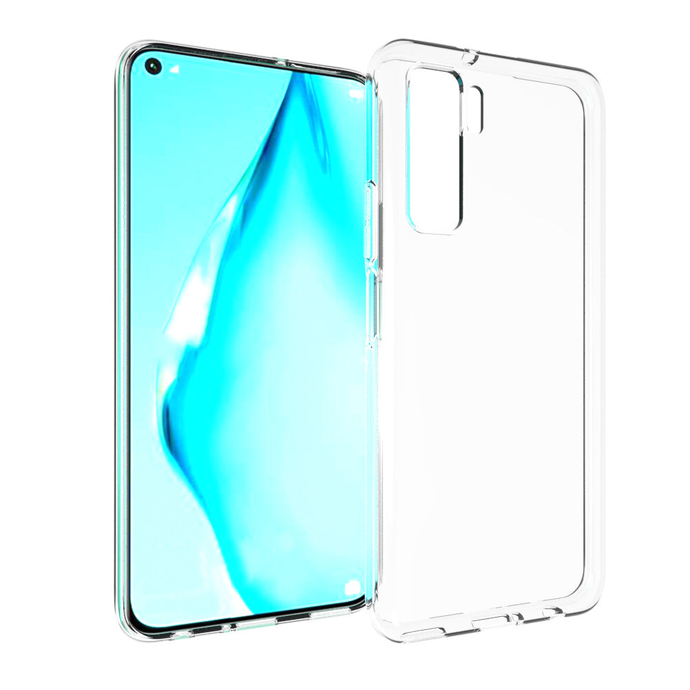 Huawei P40 Lite 5G Kılıf Zore Süper Silikon Kapak Renksiz