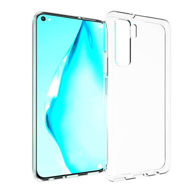 Huawei P40 Lite 5G Kılıf Zore Süper Silikon Kapak Renksiz