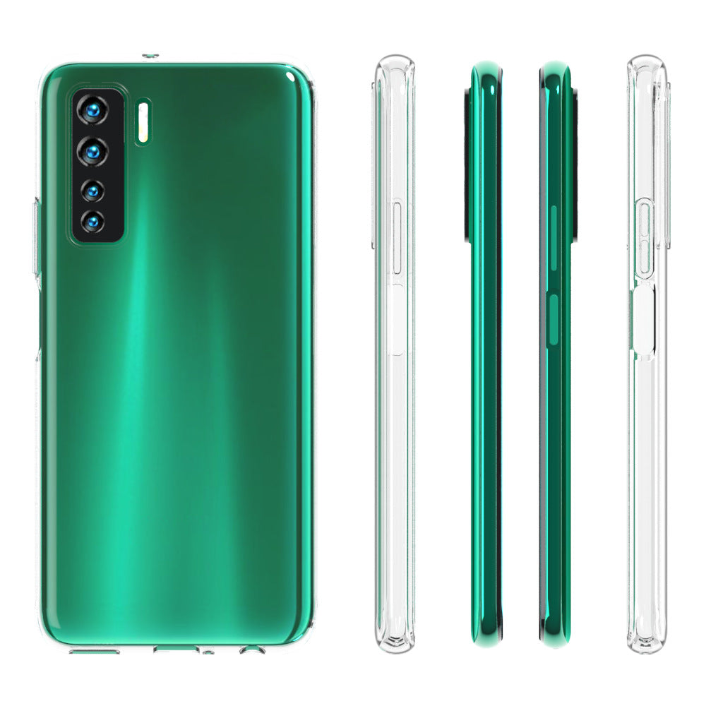 Huawei P40 Lite 5G Kılıf Zore Süper Silikon Kapak Renksiz