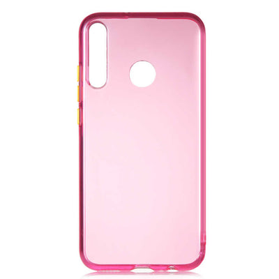 Huawei P40 Lite E Kılıf Zore Bistro Kapak Pembe