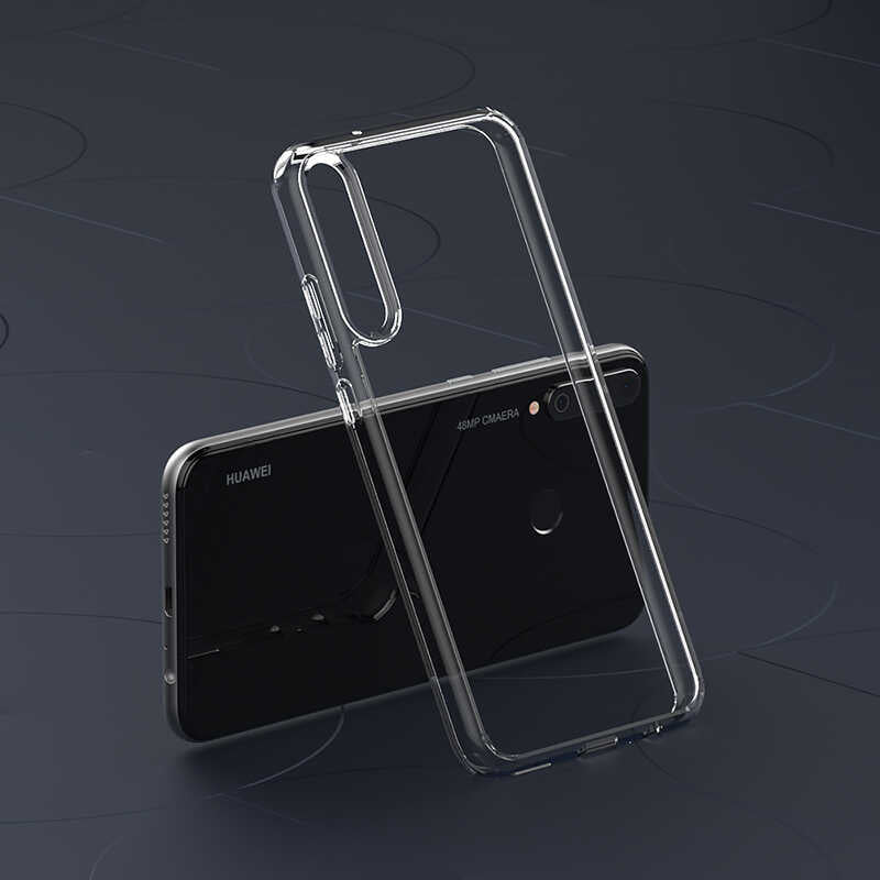 Huawei P40 Lite E Kılıf Zore Coss Kapak Renksiz