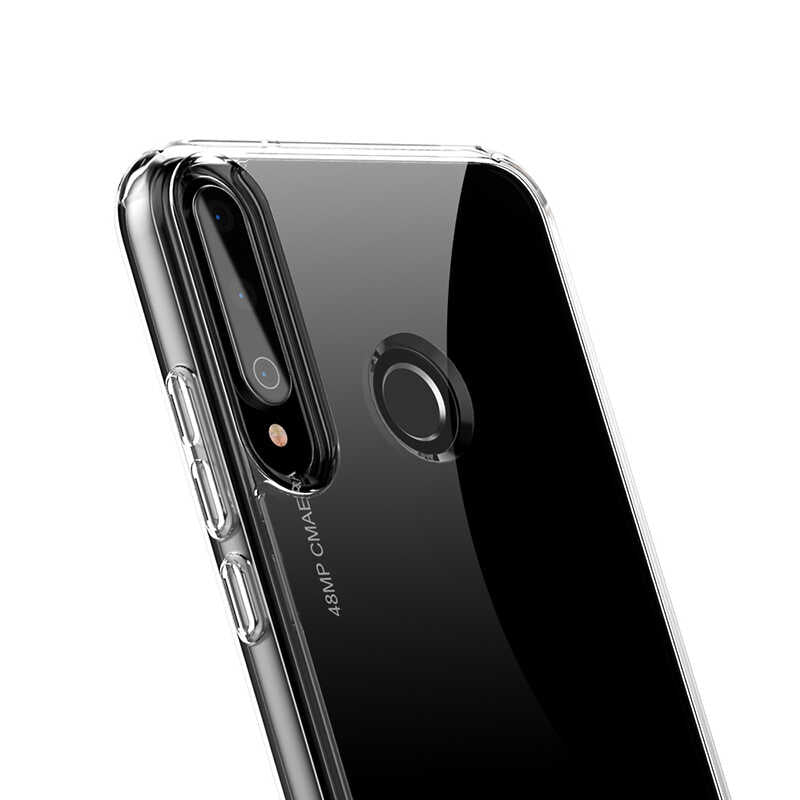 Huawei P40 Lite E Kılıf Zore Coss Kapak Renksiz