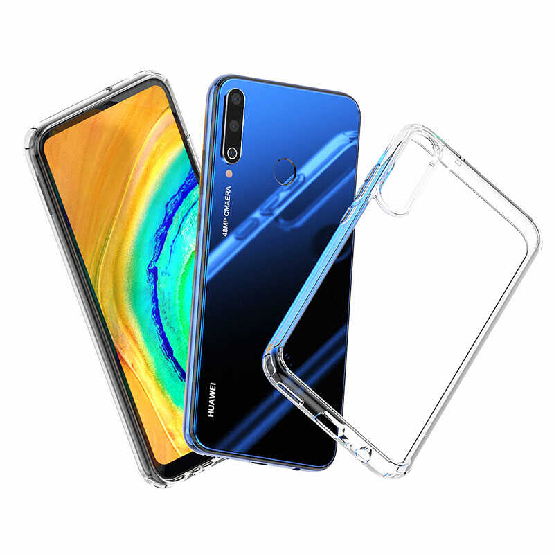 Huawei P40 Lite E Kılıf Zore Coss Kapak Renksiz