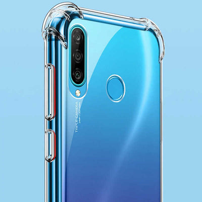 Huawei P40 Lite E Kılıf Zore Nitro Anti Shock Silikon Renksiz