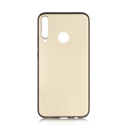 Huawei P40 Lite E Kılıf Zore Premier Silikon Kapak Gold