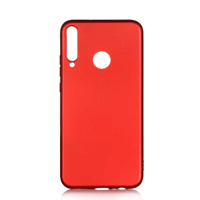 Huawei P40 Lite E Kılıf Zore Premier Silikon Kapak Kırmızı