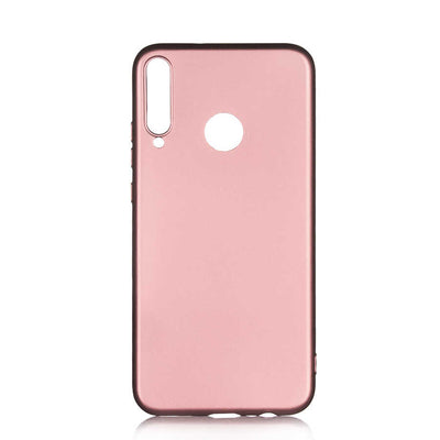 Huawei P40 Lite E Kılıf Zore Premier Silikon Kapak Rose Gold