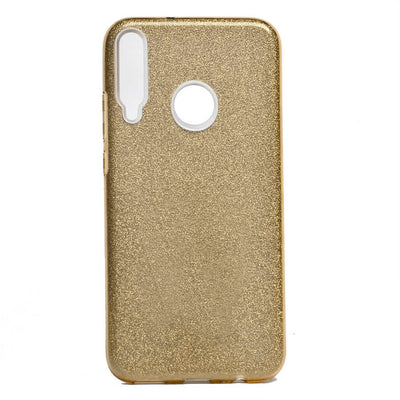 Huawei P40 Lite E Kılıf Zore Shining Silikon Gold