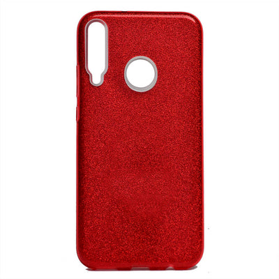 Huawei P40 Lite E Kılıf Zore Shining Silikon Kırmızı