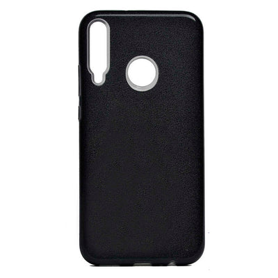 Huawei P40 Lite E Kılıf Zore Shining Silikon Siyah