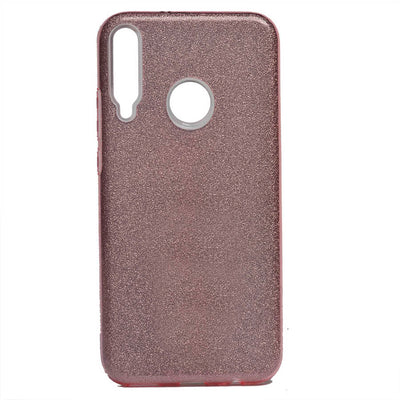 Huawei P40 Lite E Kılıf Zore Shining Silikon Rose Gold