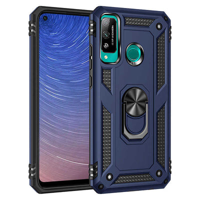 Huawei P40 Lite E Kılıf Zore Vega Kapak Gold