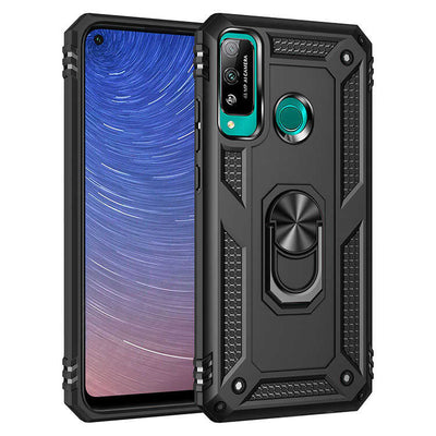 Huawei P40 Lite E Kılıf Zore Vega Kapak Siyah