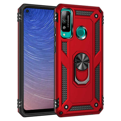 Huawei P40 Lite E Kılıf Zore Vega Kapak Kırmızı