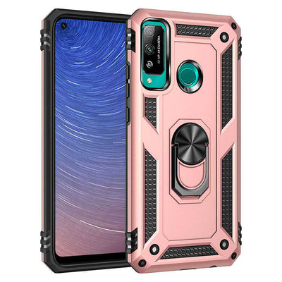 Huawei P40 Lite E Kılıf Zore Vega Kapak Rose Gold