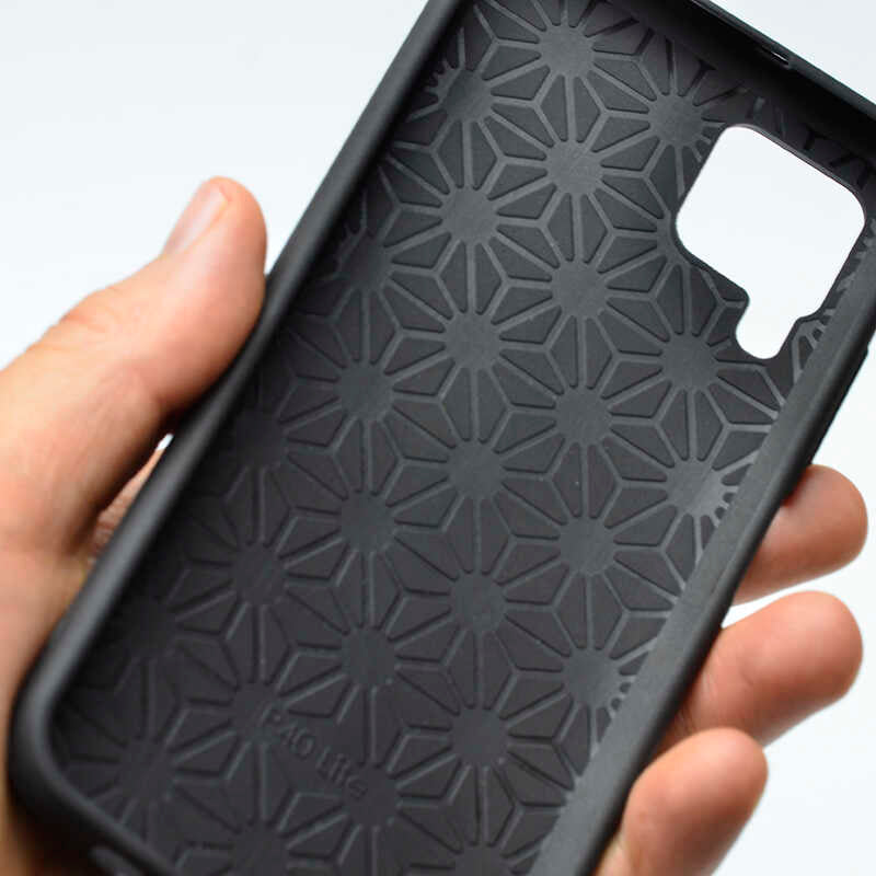 Huawei P40 Lite Kılıf Zore Biye Silikon Siyah