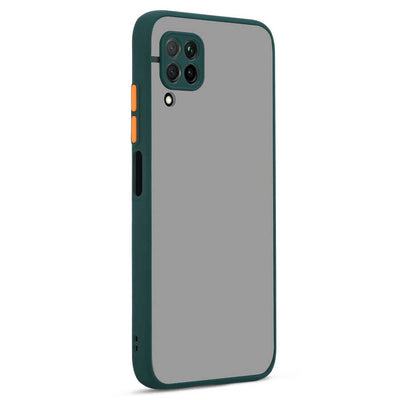 Huawei P40 Lite Kılıf Zore Hux Kapak Koyu Yeşil