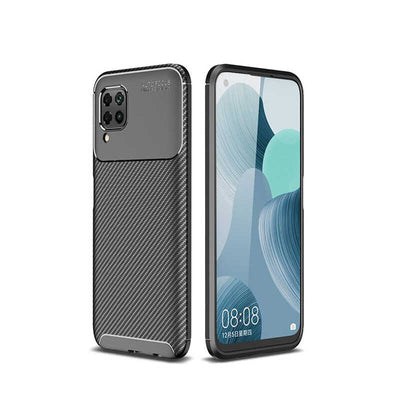 Huawei P40 Lite Kılıf Zore Negro Silikon Kapak Siyah