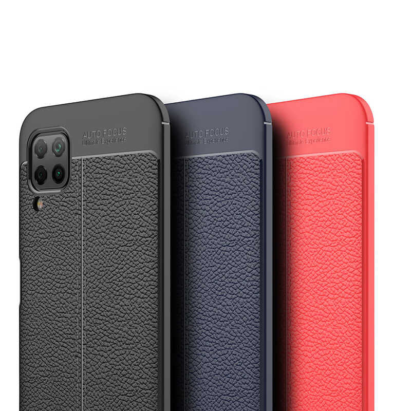Huawei P40 Lite Kılıf Zore Niss Silikon Kapak Kırmızı