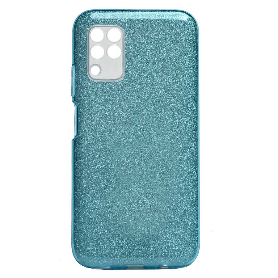 Huawei P40 Lite Kılıf Zore Shining Silikon Siyah