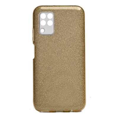 Huawei P40 Lite Kılıf Zore Shining Silikon Gold