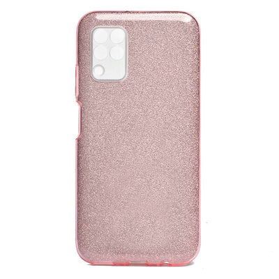 Huawei P40 Lite Kılıf Zore Shining Silikon Rose Gold