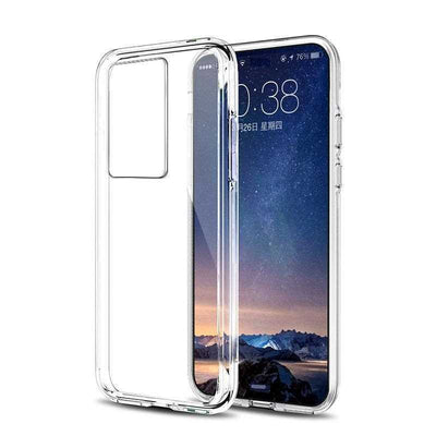Huawei P40 Pro Kılıf Zore Süper Silikon Kapak Renksiz
