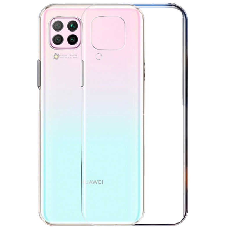Huawei P40 Lite Kılıf Zore Süper Silikon Kapak Renksiz