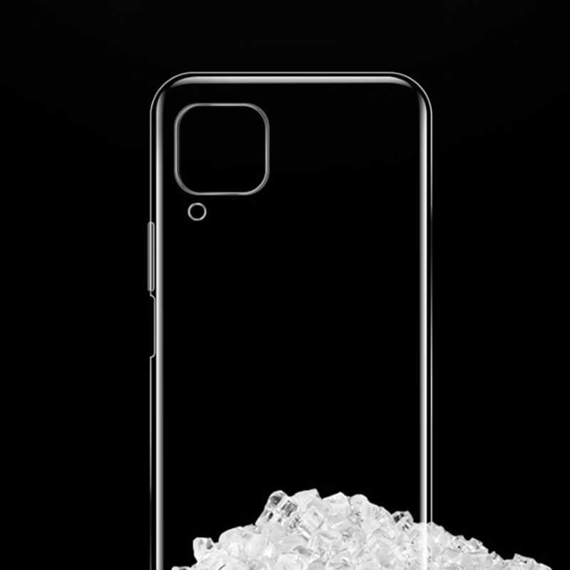 Huawei P40 Lite Kılıf Zore Süper Silikon Kapak Renksiz