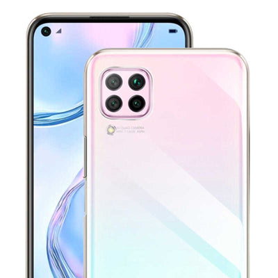 Huawei P40 Lite Kılıf Zore Süper Silikon Kapak Renksiz