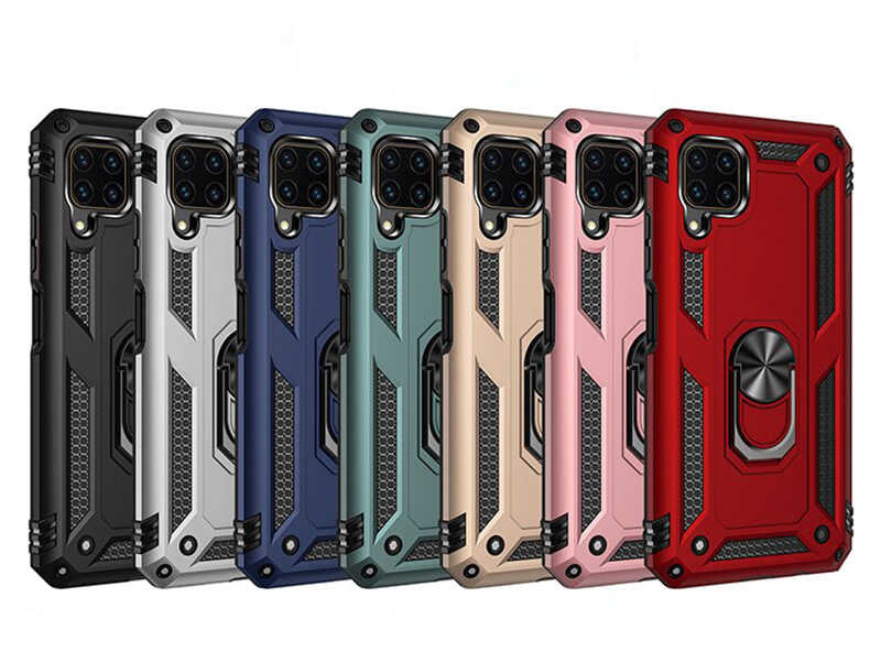 Huawei P40 Lite Kılıf Zore Vega Kapak Rose Gold