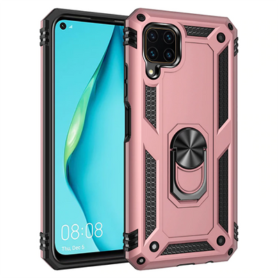 Huawei P40 Lite Kılıf Zore Vega Kapak Rose Gold
