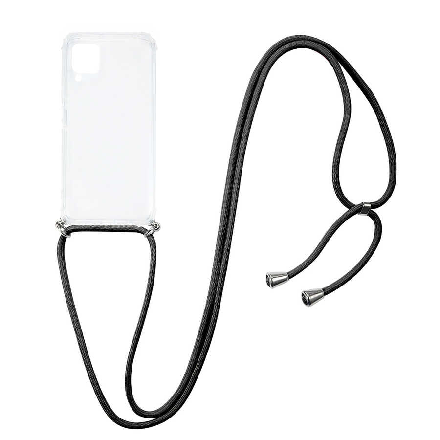Huawei P40 Lite Kılıf Zore X-Rop Kapak Renksiz