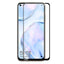 Huawei P40 Lite Zore Kenarları Kırılmaya Dayanıklı Cam Ekran Koruyucu Siyah