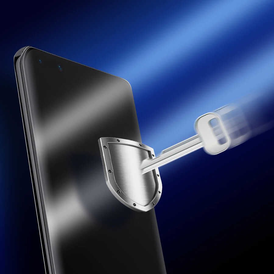 Huawei P40 Pro Davin Seramik Ekran Koruyucu Siyah