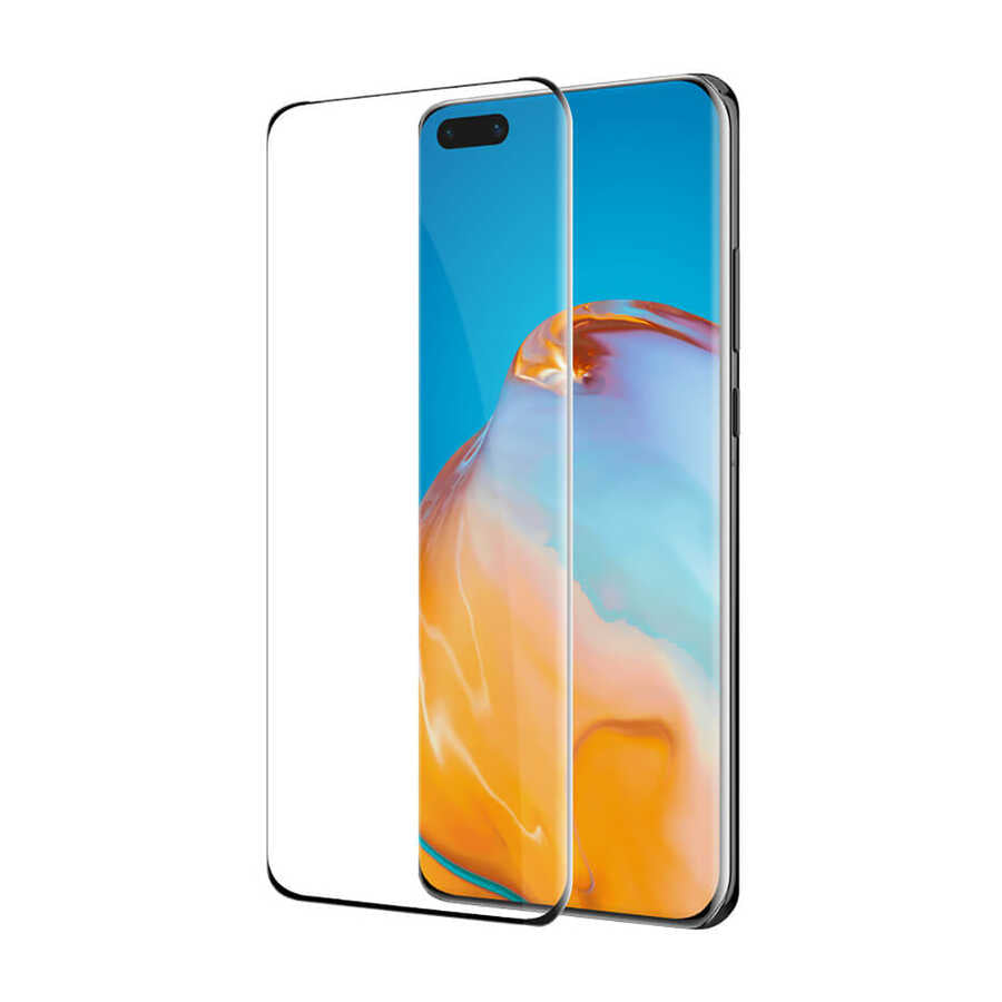 Huawei P40 Pro Davin Seramik Ekran Koruyucu Siyah