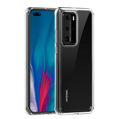 Huawei P40 Pro Kılıf Zore Coss Kapak Renksiz
