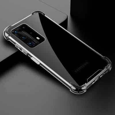 Huawei P40 Pro Kılıf Zore Nitro Anti Shock Silikon Renksiz
