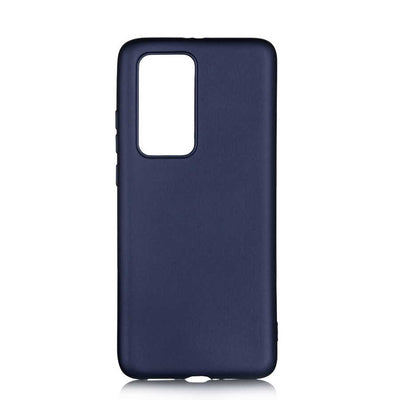 Huawei P40 Pro Kılıf Zore Premier Silikon Kapak Lacivert