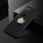 Huawei P40 Pro Kılıf Zore Ravel Silikon Kapak Siyah-Rose Gold